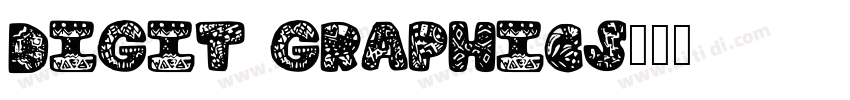 digit graphics字体转换